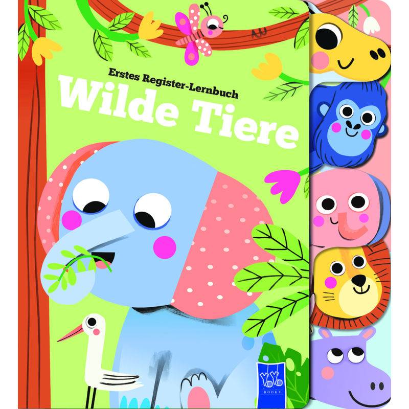 Erstes Register-Lernbuch - Wilde Tiere von Yoyo Books