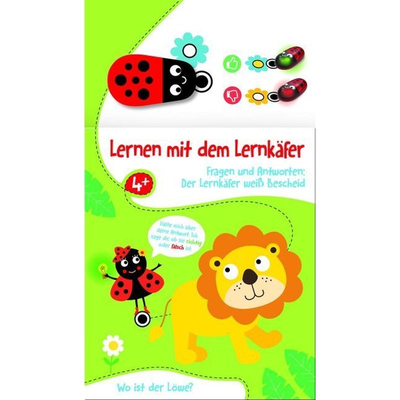 Lernen mit dem Lernkäfer - Löwe, m. Spielfigur von Yoyo Books