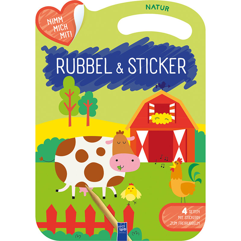 Rubbel & Sticker - Natur von Yoyo Books