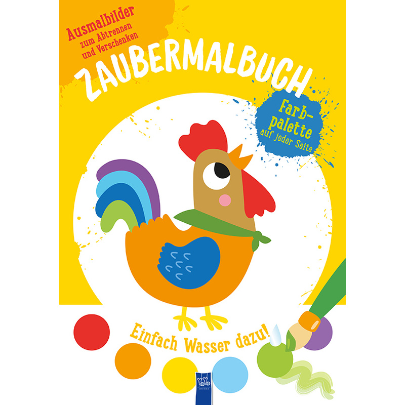 Zaubermalbuch / Zaubermalbuch - Hahn (gelb) von Yoyo Books