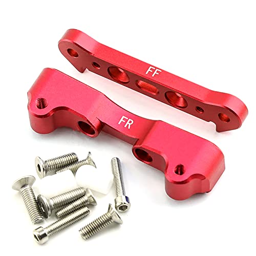Aufhängungshalterung, Unterarm-Halterungs-Set, Vorderarm-Halterung, Aluminiumlegierung, 2 Stück mit Stahlscharnierstift, 5 x 96 mm, 2 Stück für 1/5 Arrma Kraton 8S Outcast 8S ARA330556 ARA330594 von YoyoHobby