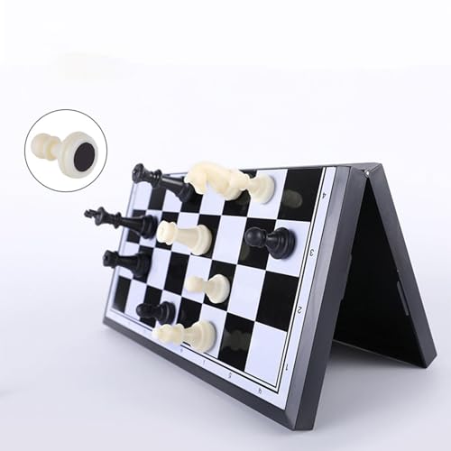 2 In 1 Schachspiel, Magnetisches Schachspiel Set, Schach Und Dame, Reiseschachbrett, Klappbar, Tragbar Schach Schachbrett Magnetisches Reiseschach Ideal Für Kinder Und Erwachsene,29 X 29 cm 2 In 1 Schachspiel, Magnetisches Schachspiel Set, Schach Und Dame, Reiseschachbrett, Klappbar, Tragbar Schach Schachbrett Magnetisches Reiseschach Ideal Für Kinder Und Erwachsene,29 X 29 cm von Yplkm