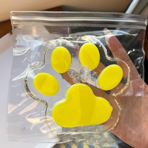 Squishy Cat, Squishy Toy Squishy Cat Paw, Katzenpfoten Squishy, Süße Weiche Katzenpfoten Quetschspielzeuge, Squeeze Toy Squishy Pfote, Stressabbau Fidget Toys Für Kinder Und Erwachsene von Yplkm
