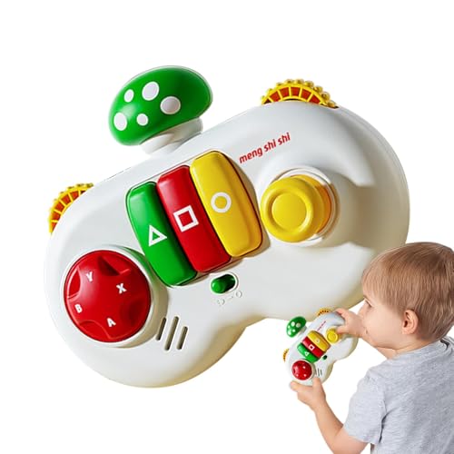 Yplkm Aktivitätsbrett für Kinder, geschäftige Spielcontroller -Board - Interaktiver Pilz Spaß Board | Baby Musikalische Controller, Reiseaktivität mit 3 Modi, Entwicklung von Feinmotorik -Fähigkeiten Yplkm Aktivitätsbrett für Kinder, geschäftige Spielcontroller -Board - Interaktiver Pilz Spaß Board | Baby Musikalische Controller, Reiseaktivität mit 3 Modi, Entwicklung von Feinmotorik -Fähigkeiten von Yplkm