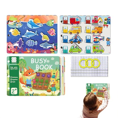 Yplkm Babybücher Spielzeug, ruhige Bücher für Kleinkind - Berühren Sie Papier ruhige Bücher - Vorschulmotorfähigkeiten Lernaktivitäten Interaktive Bildungsspielzeug für Reisen Yplkm Babybücher Spielzeug, ruhige Bücher für Kleinkind - Berühren Sie Papier ruhige Bücher - Vorschulmotorfähigkeiten Lernaktivitäten Interaktive Bildungsspielzeug für Reisen von Yplkm