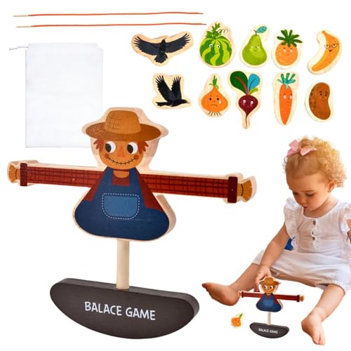 Yplkm Balancing Building Blocks Game, Scarecrow Tower Stack Game | Buntes Stapelangriffsspiel,Lustiges frühes Lernwerkzeug, Vorschulbildung für, Mädchen, Mädchen Yplkm Balancing Building Blocks Game, Scarecrow Tower Stack Game | Buntes Stapelangriffsspiel,Lustiges frühes Lernwerkzeug, Vorschulbildung für, Mädchen, Mädchen von Yplkm