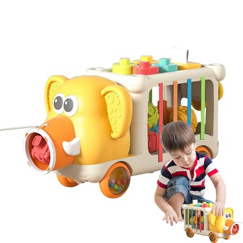 Yplkm Elefanten -LKW -Spielzeug, Autospielzeug entlang ziehen | Bunte Kinderblöcke nisten Spielzeug - Lustiges Feinmotorik -Lernspiel, Vorschulunterrichtsaktivität für Zuhause, Reisen Yplkm Elefanten -LKW -Spielzeug, Autospielzeug entlang ziehen | Bunte Kinderblöcke nisten Spielzeug - Lustiges Feinmotorik -Lernspiel, Vorschulunterrichtsaktivität für Zuhause, Reisen von Yplkm