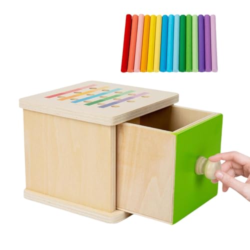 Yplkm Farbsortierspielzeug, Holzfarbsortierspielzeug,Sensorische Farbpassungsspielbox - Kleinkindspiele Vorschullernaktivitäten, Feinmotorik -Fähigkeiten Spielzeug für Kinderparty Gefälligkeiten Yplkm Farbsortierspielzeug, Holzfarbsortierspielzeug,Sensorische Farbpassungsspielbox - Kleinkindspiele Vorschullernaktivitäten, Feinmotorik -Fähigkeiten Spielzeug für Kinderparty Gefälligkeiten von Yplkm