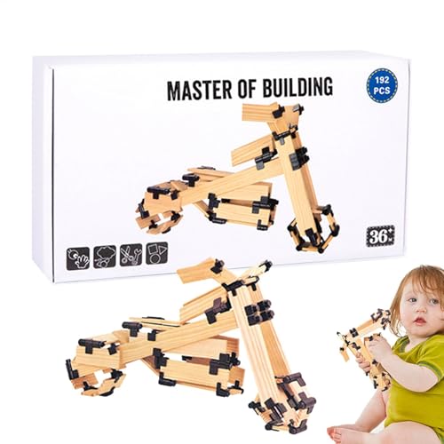 Yplkm Holzbausteine, Kinderstapelspielzeug | Bildungskreative Bausteine - Lustige Ziegelset, Mehrzweck -Lernhilfe für Zuhause, Kindergarten, Kindergarten, Kindergarten Yplkm Holzbausteine, Kinderstapelspielzeug | Bildungskreative Bausteine - Lustige Ziegelset, Mehrzweck -Lernhilfe für Zuhause, Kindergarten, Kindergarten, Kindergarten von Yplkm