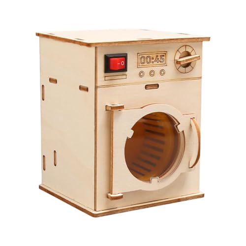 Yplkm Holzmechanische Kits, Stammkits für Kinder | Science Kit Holzwaschmaschine Gebäude Set - Pädagogische Spielzeugpuzzle -Handwerksexperimentprojekt für Holzbearbeitung und Geburtstag Yplkm Holzmechanische Kits, Stammkits für Kinder | Science Kit Holzwaschmaschine Gebäude Set - Pädagogische Spielzeugpuzzle -Handwerksexperimentprojekt für Holzbearbeitung und Geburtstag von Yplkm