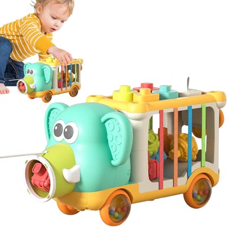 Yplkm Kids Elephant Car Toy, Formpassungsspielzeug - Buntes frühes Lernen Pull -Spielzeug | Lustiges Feinmotorik -Lernspiel, Vorschulunterrichtsaktivität für Zuhause, Reisen Yplkm Kids Elephant Car Toy, Formpassungsspielzeug - Buntes frühes Lernen Pull -Spielzeug | Lustiges Feinmotorik -Lernspiel, Vorschulunterrichtsaktivität für Zuhause, Reisen von Yplkm