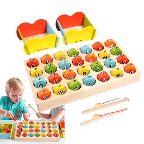 Yplkm Kinder Angeln Stangen Spielzeug, Kinder Angeln Spielzeug,Lustiger Alphabet Fisch fangen - Alphabet-Farbsorting-Puzzle, Lernen Spiele für Mädchen, im Alter von 3 bis 6 Yplkm Kinder Angeln Stangen Spielzeug, Kinder Angeln Spielzeug,Lustiger Alphabet Fisch fangen - Alphabet-Farbsorting-Puzzle, Lernen Spiele für Mädchen, im Alter von 3 bis 6 von Yplkm