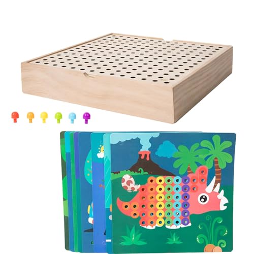 Yplkm Kinder PEG Rätsel, Peg Puzzle Toy - Kinder pädagogische Pegboard -Puzzle | Bunte Lernhilfe, kreatives Kinderspiel für die Verbesserung der Feinmotorikfähigkeiten Yplkm Kinder PEG Rätsel, Peg Puzzle Toy - Kinder pädagogische Pegboard -Puzzle | Bunte Lernhilfe, kreatives Kinderspiel für die Verbesserung der Feinmotorikfähigkeiten von Yplkm