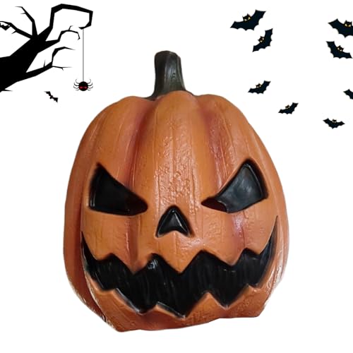 Yplkm Kürbiskopf Abdeckung Für Erwachsene,Schauriges Halloween-Kostüm Kürbiskopfhaube - Düstere Cosplay-Kopfbehänge Dekorative Kopfbedeckung für Gruselhaus Karneval Maskerade Erwachsene Jugendliche Yplkm Kürbiskopf Abdeckung Für Erwachsene,Schauriges Halloween-Kostüm Kürbiskopfhaube - Düstere Cosplay-Kopfbehänge Dekorative Kopfbedeckung für Gruselhaus Karneval Maskerade Erwachsene Jugendliche von Yplkm