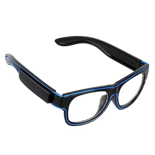 Yplkm Leuchtende Brille | LED Sonnenbrille mit Beleuchtung - Leuchtende Accessoires für Erwachsene Kinder Tanzfestivals Cosplay Hochzeit Geburtstag Yplkm Leuchtende Brille | LED Sonnenbrille mit Beleuchtung - Leuchtende Accessoires für Erwachsene Kinder Tanzfestivals Cosplay Hochzeit Geburtstag von Yplkm