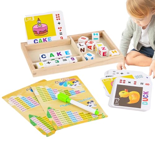 Yplkm Nummernzählspiel, Alphabet -Matching Toy | Buntes Vorschullernspielzeug - Tragbare Roadtrip -Aktivitäten, frühes Bildungsinstrument für Zuhause, Schule Yplkm Nummernzählspiel, Alphabet -Matching Toy | Buntes Vorschullernspielzeug - Tragbare Roadtrip -Aktivitäten, frühes Bildungsinstrument für Zuhause, Schule von Yplkm
