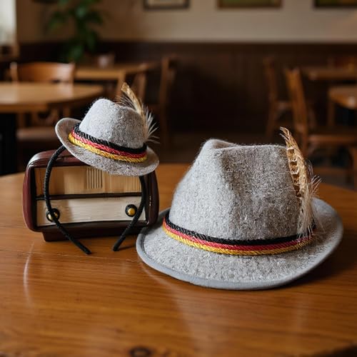 Yplkm Oktoberfest Kopfband Hutstil | Kopfbedeckung Für Erwachsene Bei Festen & Veranstaltungen - Filz Retro Hut Deko Für Mottopartys Veranstaltungen Feiern Erwachsene Yplkm Oktoberfest Kopfband Hutstil | Kopfbedeckung Für Erwachsene Bei Festen & Veranstaltungen - Filz Retro Hut Deko Für Mottopartys Veranstaltungen Feiern Erwachsene von Yplkm