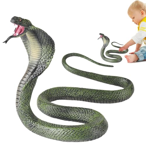 Yplkm Realistische Schlange, Spielzeugschlange | Tragbare solide falsche Schlange,Safari Animalfigur, gruselige Party -Trick -Gag, Halloween -Streichprops, lustige knifflige Spielzeuge für Leckerbsen Yplkm Realistische Schlange, Spielzeugschlange | Tragbare solide falsche Schlange,Safari Animalfigur, gruselige Party -Trick -Gag, Halloween -Streichprops, lustige knifflige Spielzeuge für Leckerbsen von Yplkm