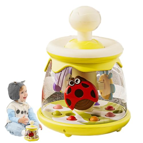 Yplkm Saugnapfspielzeug für Babys, Babysaugung Sensorische Bälle - Drehende Kinder Press Carousel Toy,Kinder der frühen Bildung Tumble Aktivität, Spinnings Carousel für Kinder einbeziehen Yplkm Saugnapfspielzeug für Babys, Babysaugung Sensorische Bälle - Drehende Kinder Press Carousel Toy,Kinder der frühen Bildung Tumble Aktivität, Spinnings Carousel für Kinder einbeziehen von Yplkm