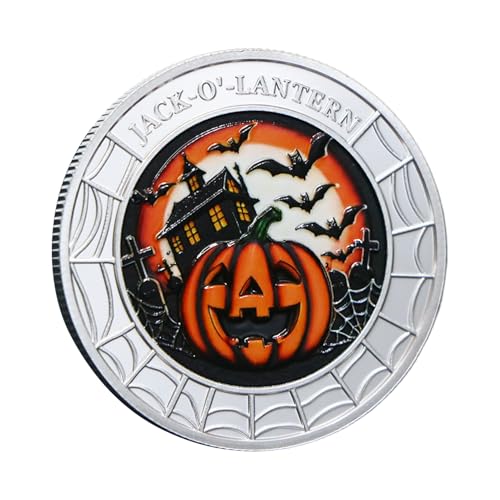 Yplkm Seltene Münze - Halloween Süßes Oder Saures Münze | Erinnerungsstück Sammler Geschenk Für Party Erwachsene Kinder Zuhause Yplkm Seltene Münze - Halloween Süßes Oder Saures Münze | Erinnerungsstück Sammler Geschenk Für Party Erwachsene Kinder Zuhause von Yplkm