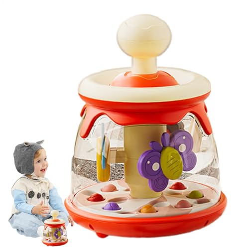 Yplkm Sensorisches, Saugnapfspielzeug für Baby - Kinder rotierende Presse Spielzeug - Kinder der frühen Bildung Tumble Aktivität, Spinnings Carousel für Kinder einbeziehen Yplkm Sensorisches, Saugnapfspielzeug für Baby - Kinder rotierende Presse Spielzeug - Kinder der frühen Bildung Tumble Aktivität, Spinnings Carousel für Kinder einbeziehen von Yplkm