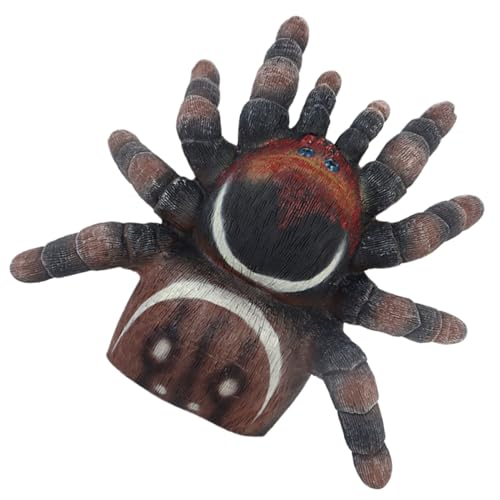 Yplkm Spinnen Handpuppe - Spielhandpuppe Spinne,Halloween Spielzeug Für Kinder Interaktives Spiel Kindergarten Vorschule von Yplkm