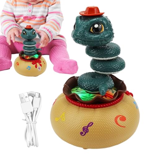 Yplkm Toddler Tanzspielzeug - Spielzeug Mit Selbstausweichfunktion | Schlangenform Mit Musik Und Licht Für Kinderzimmer Wohnzimmer Schlafenszeit Yplkm Toddler Tanzspielzeug - Spielzeug Mit Selbstausweichfunktion | Schlangenform Mit Musik Und Licht Für Kinderzimmer Wohnzimmer Schlafenszeit von Yplkm