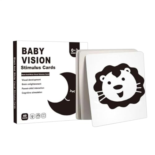 Yplkm Visuelle Stimulationskarten, Baby -Visualstimulationskarten | Hohe Kontrast Kleinkind -Lernkarten,Visuelle Stimulation Lernaktivitätsentwicklung Flitzer-Spielzeug für Kinder 0-3 Yplkm Visuelle Stimulationskarten, Baby -Visualstimulationskarten | Hohe Kontrast Kleinkind -Lernkarten,Visuelle Stimulation Lernaktivitätsentwicklung Flitzer-Spielzeug für Kinder 0-3 von Yplkm