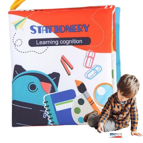 Yplkm Weiches Stoffbuch, Baby -Stoffbildungsbuch,Lustige, pädagogische kognitive Berührung und Feel -Stoff Babybücher - Berührung und Gefühl pädagogischer Kinder sensorisches Spiel, frühe Entwicklung Yplkm Weiches Stoffbuch, Baby -Stoffbildungsbuch,Lustige, pädagogische kognitive Berührung und Feel -Stoff Babybücher - Berührung und Gefühl pädagogischer Kinder sensorisches Spiel, frühe Entwicklung von Yplkm
