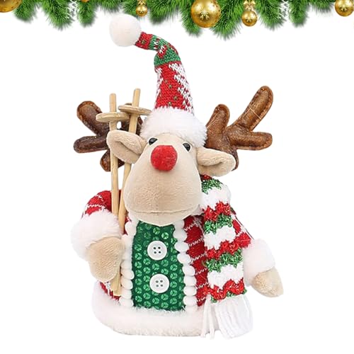 Yplkm Weihnachts Stofftier - Santa Claus Elch Begleit Puppe Für Kinder - Weicher Festtag Spielzeug Für Weihnachten Kinder Jugendliche Erwachsene Schlafzimmer Wohnzimmer Sofa Nachttisch Yplkm Weihnachts Stofftier - Santa Claus Elch Begleit Puppe Für Kinder - Weicher Festtag Spielzeug Für Weihnachten Kinder Jugendliche Erwachsene Schlafzimmer Wohnzimmer Sofa Nachttisch von Yplkm