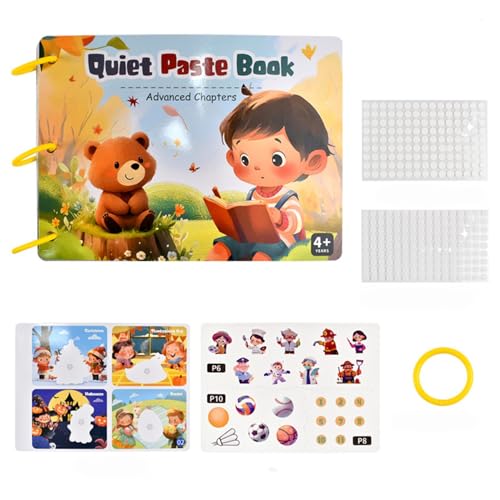 Yplkm Wiederverwendbares Aufkleberbuch, Sticker Sticker Book | Sensorisches Spielzeug Animal Sticker Book Vorschulaktivität - Bildung interaktiver Kinderhandwerk Kinder Spielzeug für Feinmotorik Yplkm Wiederverwendbares Aufkleberbuch, Sticker Sticker Book | Sensorisches Spielzeug Animal Sticker Book Vorschulaktivität - Bildung interaktiver Kinderhandwerk Kinder Spielzeug für Feinmotorik von Yplkm