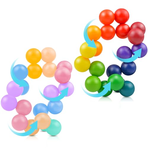 Sensorisches Fidget-Spielzeug für Kinder, Kleinkinder, Erwachsene, Autismus, sensorisches Spielzeug für autistische Kinder, ADHS-Werkzeuge, beruhigendes Schreibtischspielzeug, Strumpffüller, Geschenk Sensorisches Fidget-Spielzeug für Kinder, Kleinkinder, Erwachsene, Autismus, sensorisches Spielzeug für autistische Kinder, ADHS-Werkzeuge, beruhigendes Schreibtischspielzeug, Strumpffüller, Geschenk von Yrissmiss
