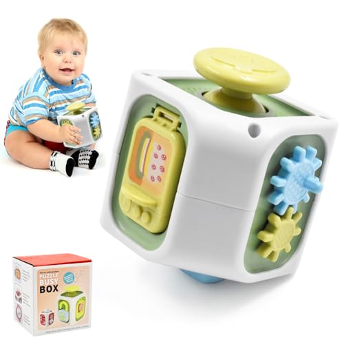 Aktivitätswürfel Spielzeug, Montessori Busy Cubes Spielzeuge Beschäftigungswürfel für Kleinkinder Sensorischer Würfel Pädagogisches Motorikspielzeug Reisespielzeug für Kleinkinder ab 24 Monaten Aktivitätswürfel Spielzeug, Montessori Busy Cubes Spielzeuge Beschäftigungswürfel für Kleinkinder Sensorischer Würfel Pädagogisches Motorikspielzeug Reisespielzeug für Kleinkinder ab 24 Monaten von YskerrigToy