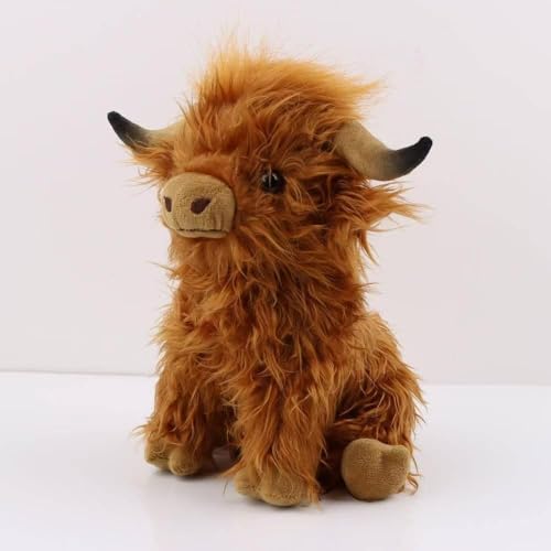 Hochlandrind Braunes Plüschtier, 28cm Kuscheltier Hochlandrind Braunes Hochlandrinds Kuscheltier Weiches Kuh Kuscheltiers Hochlandkuh Plüschtier Highland Cow Plush Toy Niedliches Plüschtiers Hochlandrind Braunes Plüschtier, 28cm Kuscheltier Hochlandrind Braunes Hochlandrinds Kuscheltier Weiches Kuh Kuscheltiers Hochlandkuh Plüschtier Highland Cow Plush Toy Niedliches Plüschtiers von YskerrigToy