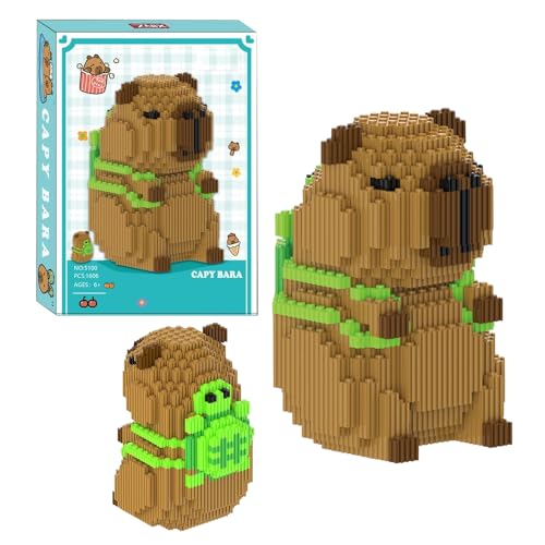 YskerrigToy Capybara Bauspielzeug, Capybara Mini Bausteine Set Tiere Micro Building Micro Bausteine Spielzeug Cartoon Anime Blocks Spielzeug Geschenke für Geburtstag, Halloween, Weihnachten YskerrigToy Capybara Bauspielzeug, Capybara Mini Bausteine Set Tiere Micro Building Micro Bausteine Spielzeug Cartoon Anime Blocks Spielzeug Geschenke für Geburtstag, Halloween, Weihnachten von YskerrigToy