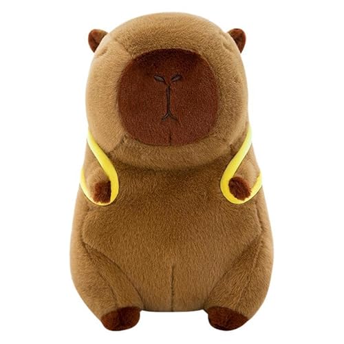 YskerrigToy Capybara Plüschtier, 30CM Stofftier Plüschpuppen Plüschtiere Ausgestopftes Tier Spielzeug Plüschfigur Kawaii Plüschkissen Plüsch Spielzeug Weiches Stofftier Tierkissen Geschenk für Kinder von YskerrigToy