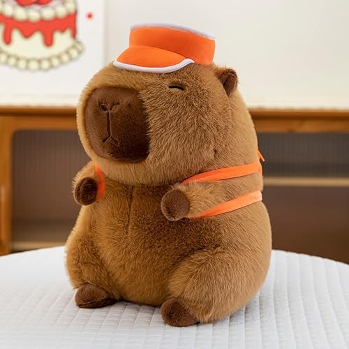 YskerrigToy Capybara Plüschtier, 30CM Stofftier Plüschpuppen Plüschtiere Ausgestopftes Tier Spielzeug Plüschfigur Kawaii Plüschkissen Plüsch Spielzeug Weiches Stofftier Tierkissen für Kinder Geschenk von YskerrigToy