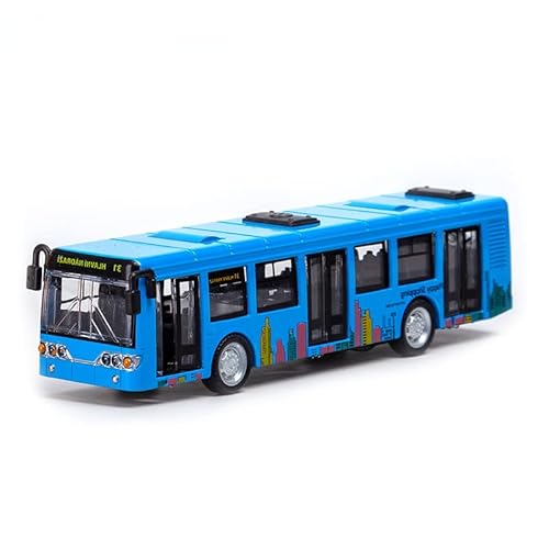 YskerrigToy Spielzeugauto, Mini Bus Auto Zurückziehen Spielzeugauto Bus Modell Mini Spielzeug Auto Buses Spielzeug Trägheits Spielzeugs Fahrzeug Lernspiel Geburtstag Geschenk für Kinder(Blau) von YskerrigToy