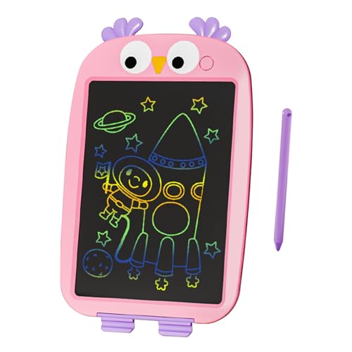 Doodle-Brettspielzeug | Kinder-Schreibtablett | LCD-Schreibtablett-Doodle-Board, bunte Bildschirm-Zeichentabletts 12 Zoll – bunte Bildschirm-Zeichentabletts, Aktivitäts-Lernspielzeug für 3–8-jährige K von Ysvnlmjy