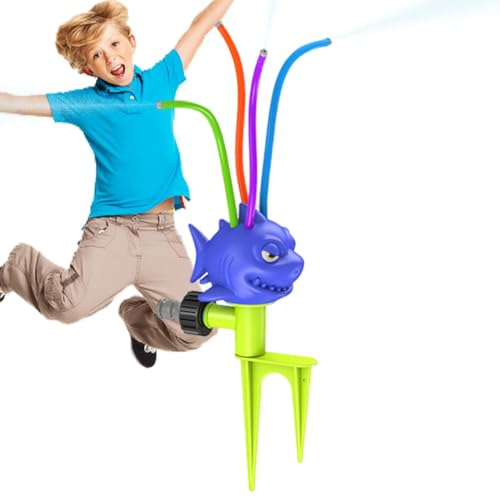 Ysvnlmjy Spin-Sprinkler-Spielzeug, Sommer-Wasserspielzeug für Kinder - Spin Animal Kinder-Sprinklerspielzeug,Wackelrohre, Sprinkler mit rotierendem Sprühspaß, rotierende Wackelrohre für den von Ysvnlmjy
