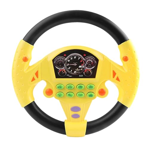 Ysvnlmjy Steering Wheel Toy | Simulated Kids Driving Simulator with Light and Sound | Funny Driving Toy, Portable Kids Toys for Education, Classroom, Birthday Gift Aged 3+ von Ysvnlmjy