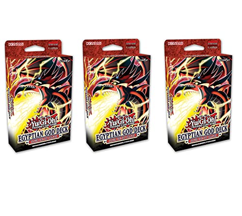 Yu-Gi-Oh! TRADING CARD GAME Ägyptisches Götter-Deck 3er Set: Slifer der Himmelsdrache - Deutsche Ausgabe von Yu-Gi-Oh! TRADING CARD GAME