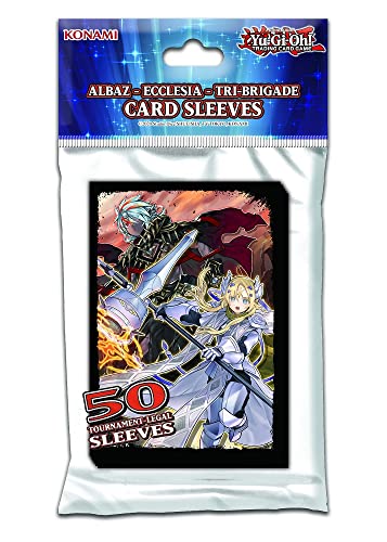 Yu-Gi-Oh! TRADING CARD GAME Albaz-Ecclesia-Tri-Brigade Kartenhüllen, Mehrfarbig von YU-GI-OH!