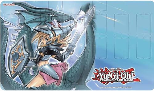 Yu-Gi-Oh! TRADING CARD GAME Dunkles Magier-Mädchen, die Drachenritterin - Spielmatte – Deutsche Ausgabe von YU-GI-OH!