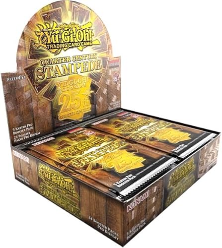 Yu-Gi-Oh! TRADING CARD GAME Quater Century Stampede – Display - 1. Auflage - Deutsche Ausgabe von Yu-Gi-Oh! TRADING CARD GAME