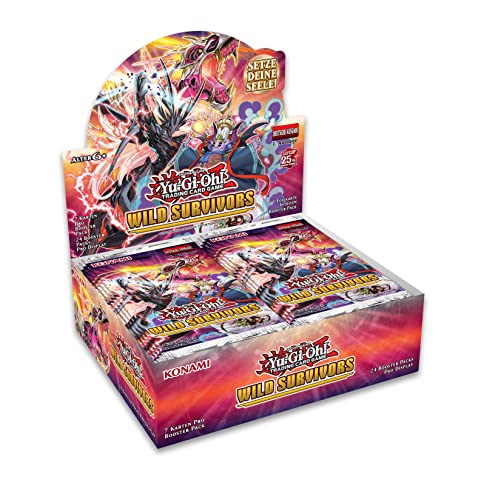 Konami Yu-Gi-Oh! Wild Survivors Booster Display (24 Booster) - Deutsche Version von KONAMI