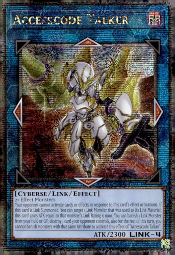 Accesscode Talker (New Art) (Quarter Century Secret Rare) – RA04-EN079 – Quarter Century Secret Rare – 1. Auflage von Yu-Gi-Oh!