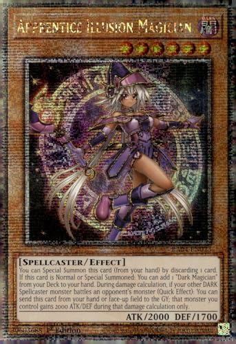 Apprentice Illusion Magician (Quarter Century Secret Rare) – RA04-EN023 – Quarter Century Secret Rare – 1. Auflage von Yu-Gi-Oh!