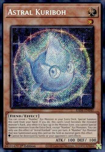 Astral Kuriboh (Secret Rare) - RA04-EN040 - Secret Rare - 1. Auflage von Yu-Gi-Oh!
