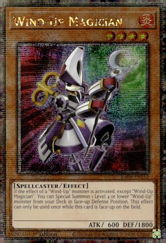 Aufziehmagier (Quarter Century Secret Rare) – RA04-EN153 – Quarter Century Secret Rare – 1. Auflage von Yu-Gi-Oh!